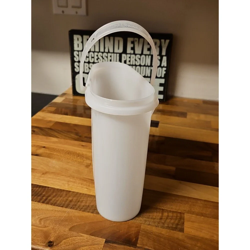 Vintage Tupperware Sheer #587 Pour And Store With Handle No Lid Replacement